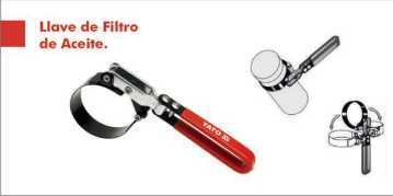 LLAVE SACA FILTRO ACEITE T/CINTA YATO - Yato (FRFH-000010)