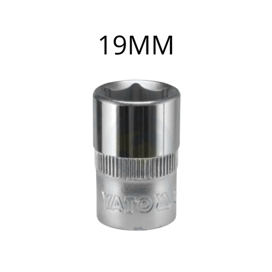 DADO HEXAGONAL CORTO 1/2" 19MM - Nan (FRFH-000029)