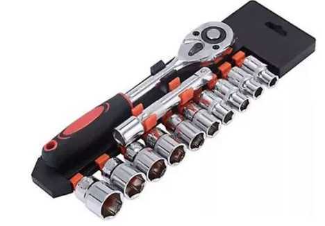 SET DADO CON CHICHARRA 1/2" (12PCS) - Chino (FRFH-000108)